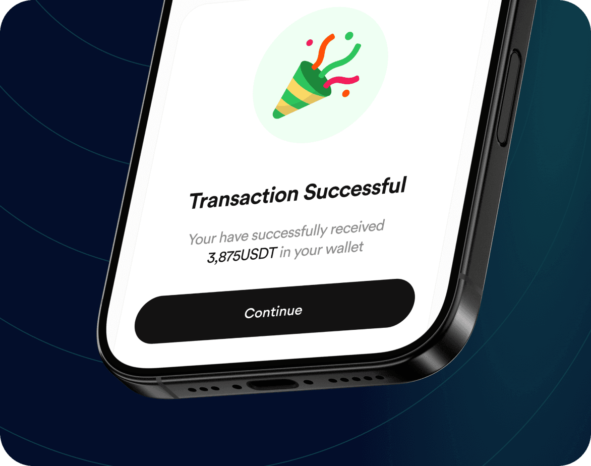 Receive crypto on FlipEx
