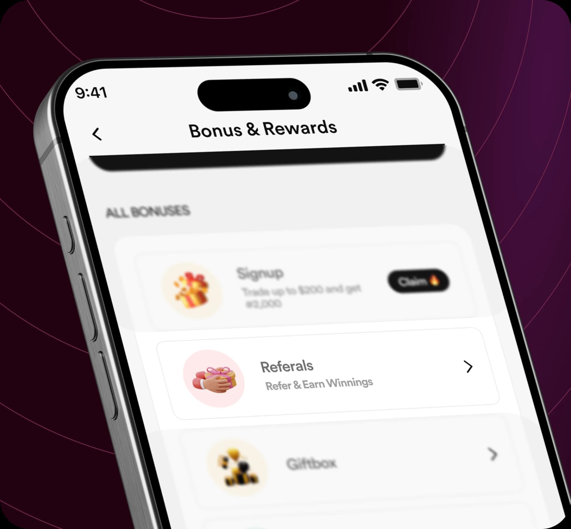 FlipEx Mobile App Bonus and Rewards Page