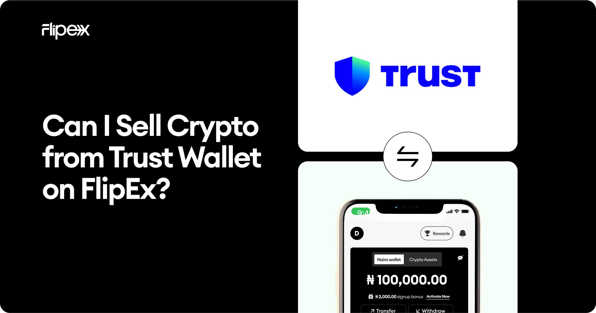Can I Sell Crypto from Trust Wallet on FlipEx?